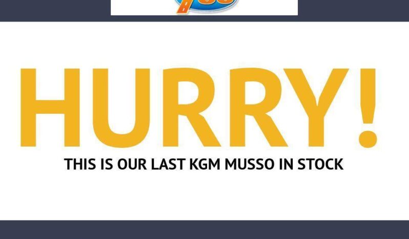 
								Used KGM MUSSO full									