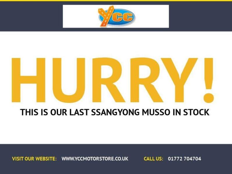 Used SsangYong MUSSO