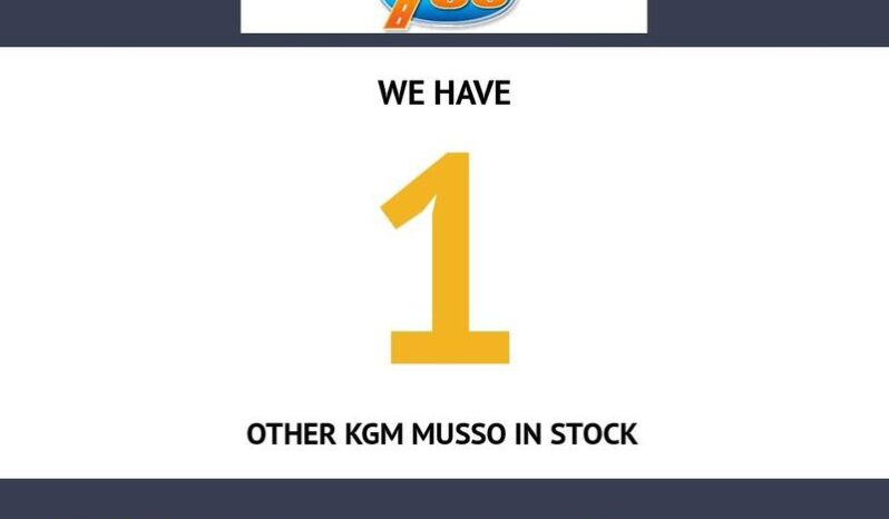
								Used KGM MUSSO full									